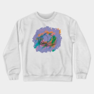 Easter egg paint Crewneck Sweatshirt